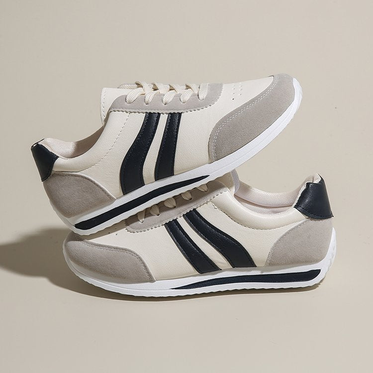 Lace-Up Soft-Bottom Sneakers