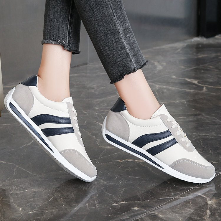 Lace-Up Soft-Bottom Sneakers