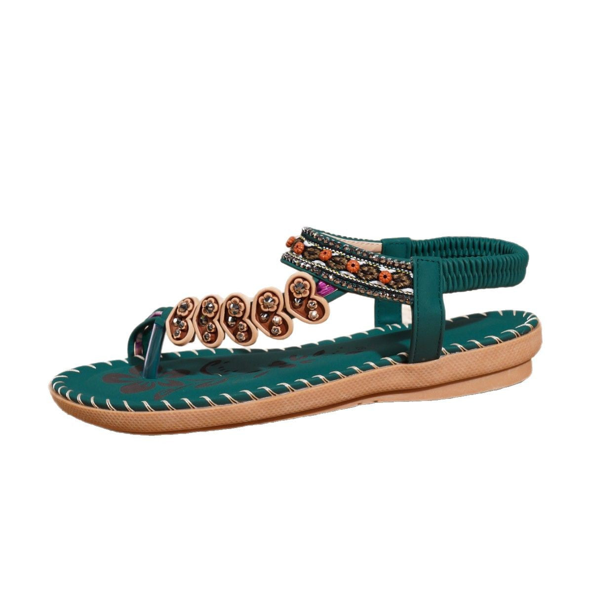 Bohemian Casual Rhinestone Sandals