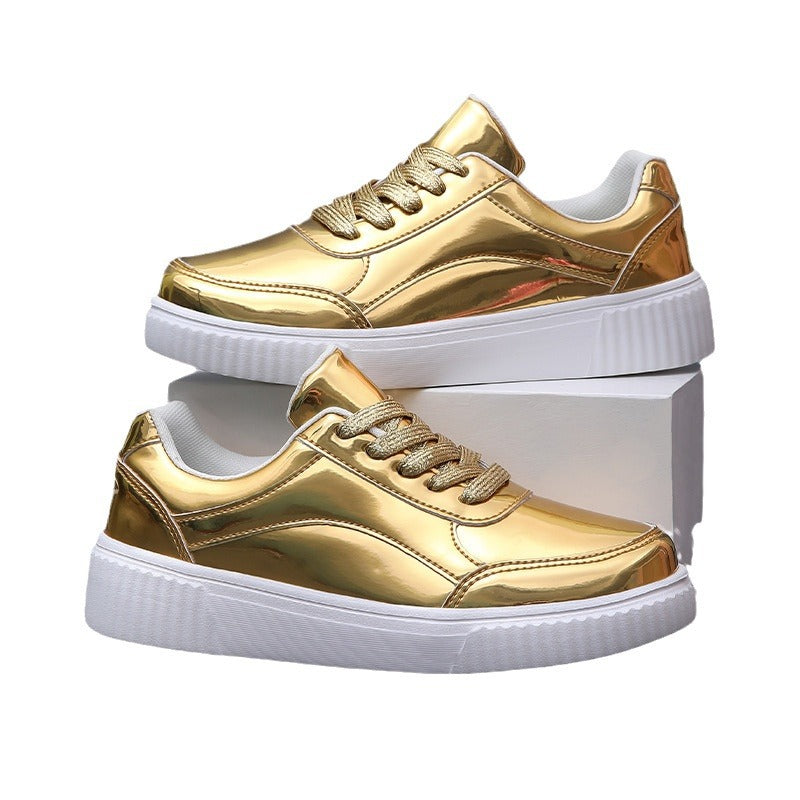 Thick-Soled Sequin Sneakers