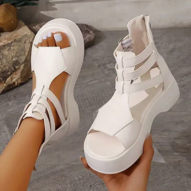 Flat Muffin Roman Sandals