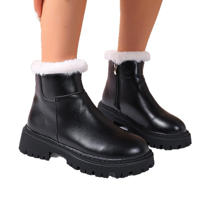 Plus Size Chunky Martin Boots