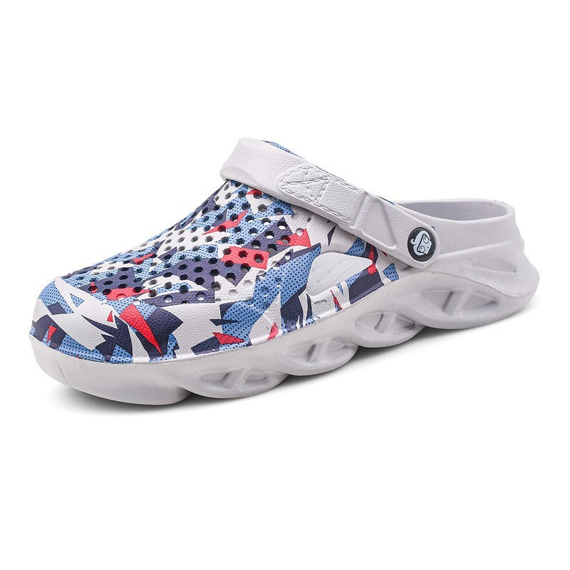 Plus Size Ankle-Strap Hole Shoes