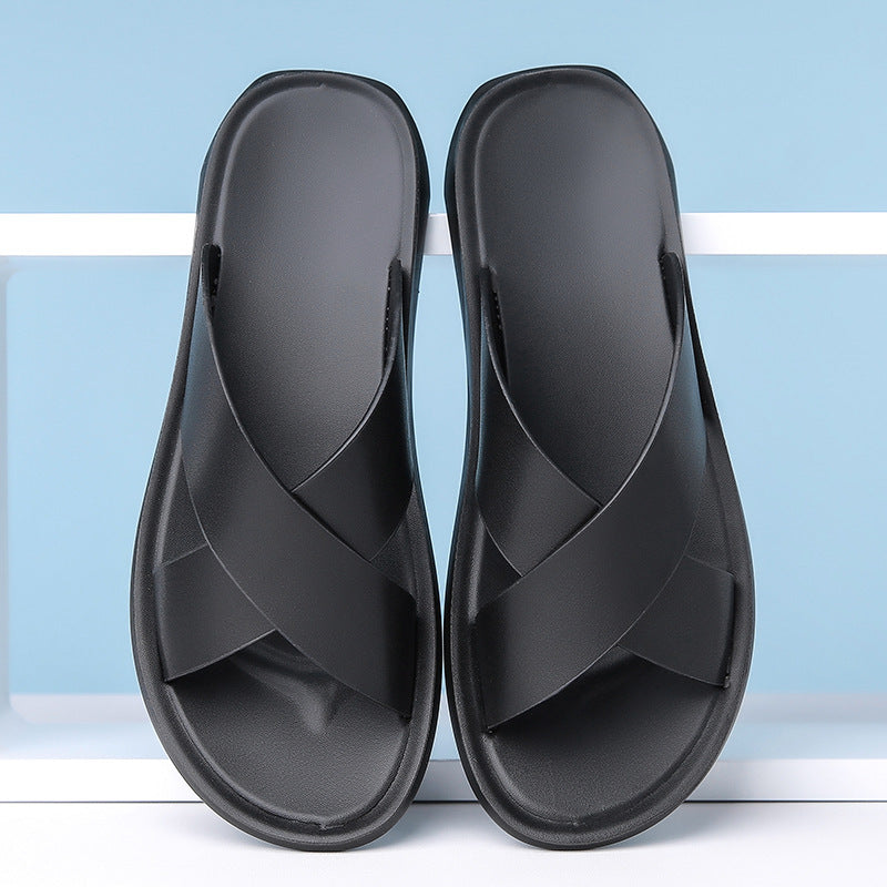 Leather Casual Slippers
