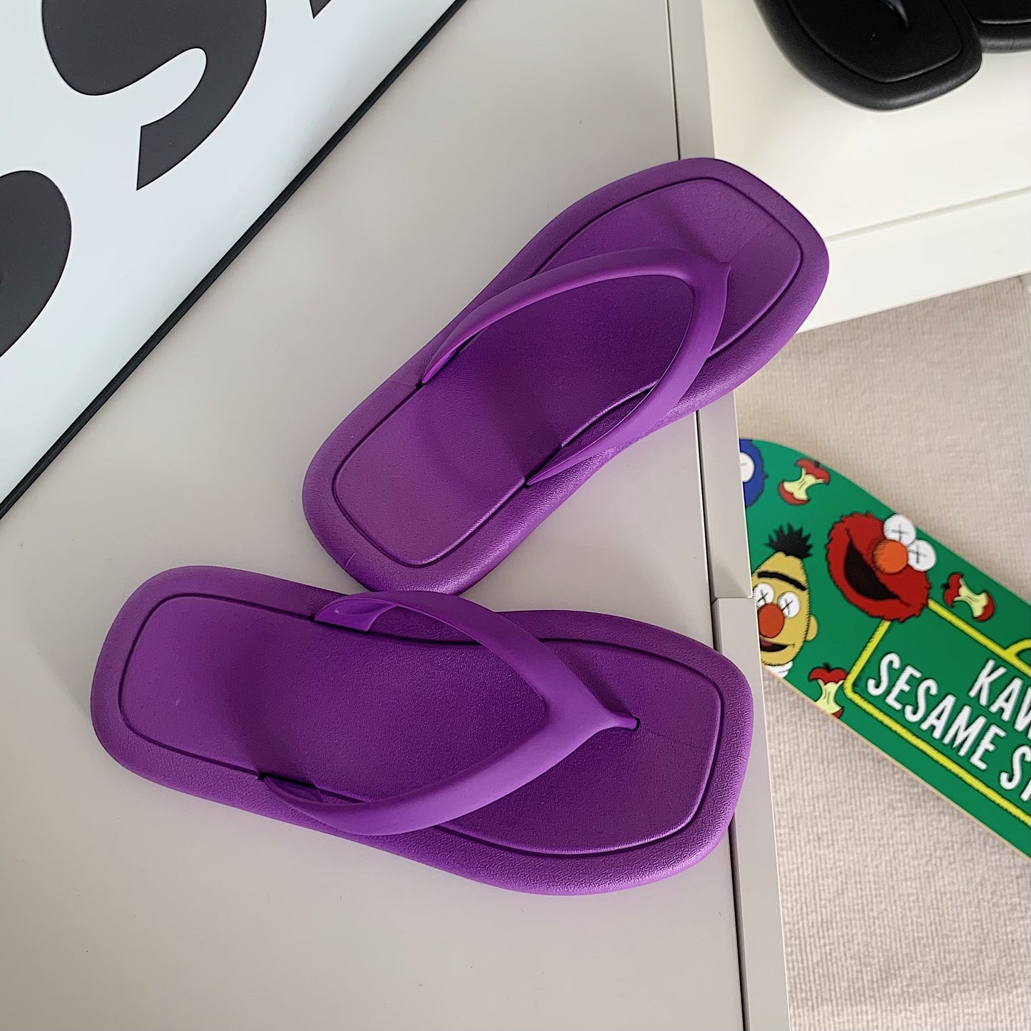 Solid Color Soft Flip-Flops