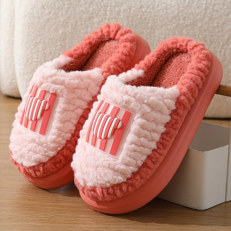 Color-matching Lamb Slippers