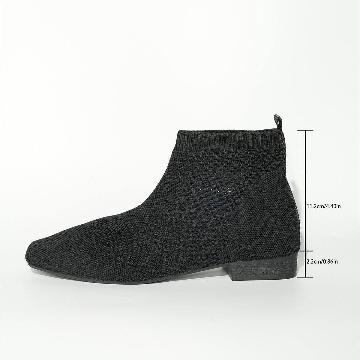 Plus Size Pointed Ankle Boots