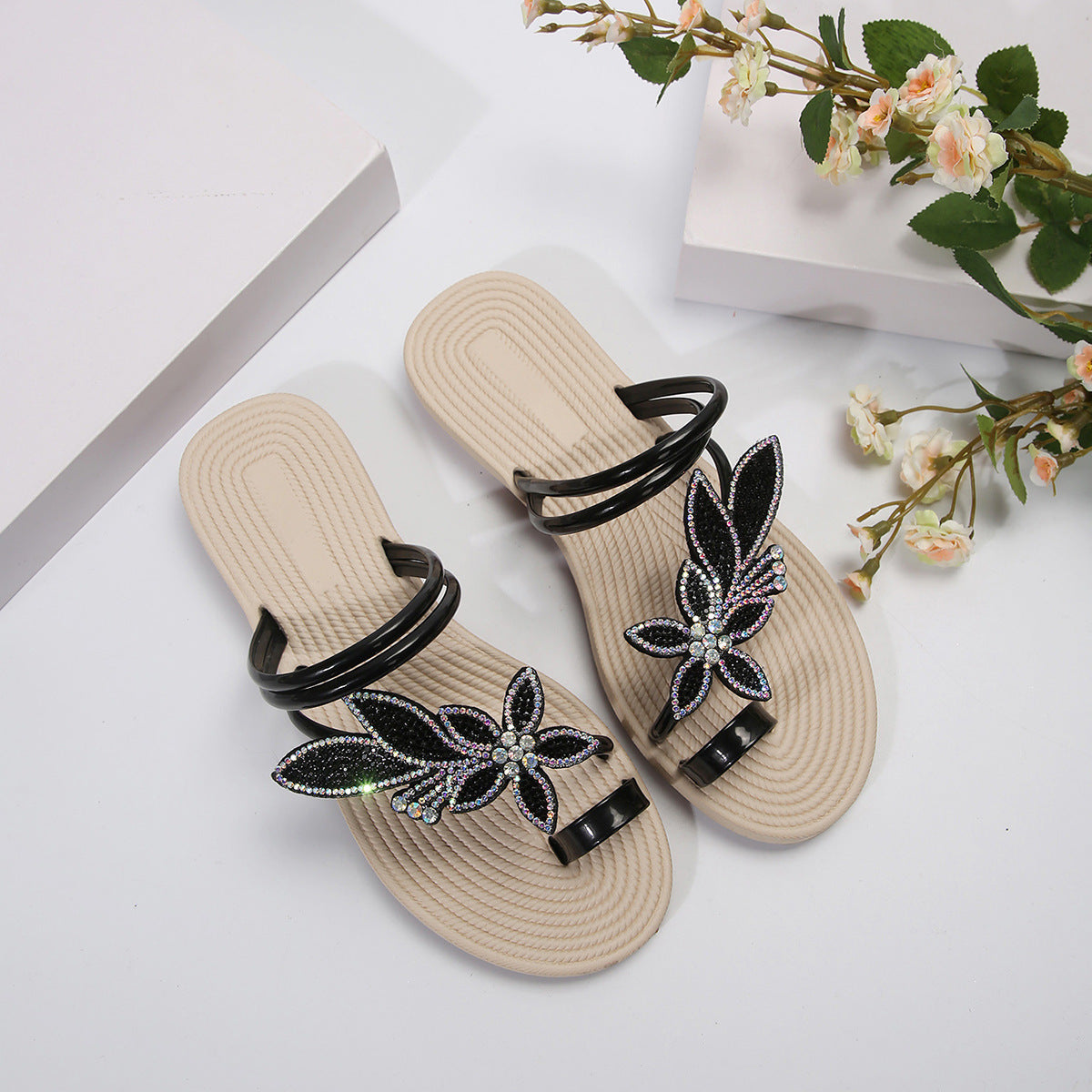 Maple Leaf Beach Flip-Flops