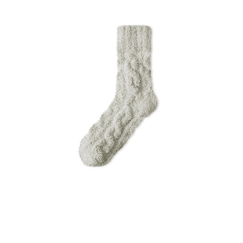 Coral Velvet Home Socks