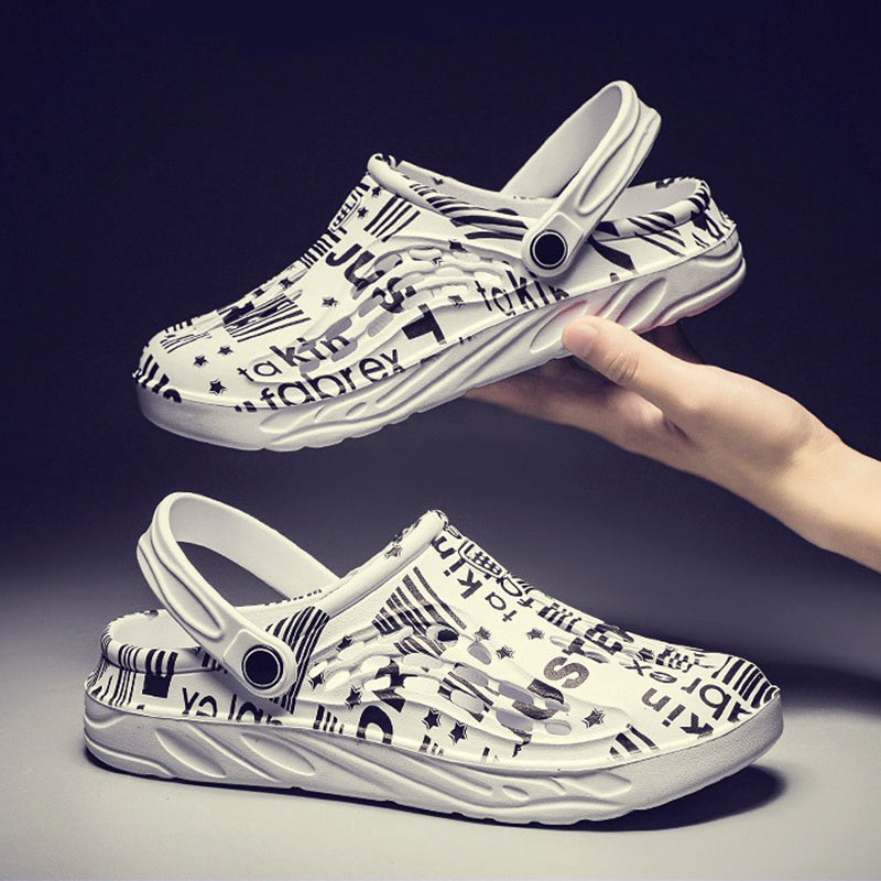 Letter Print Summer Sandals