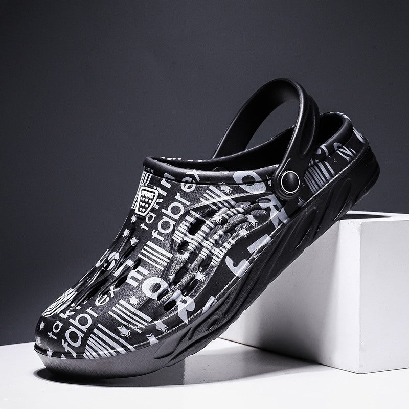 Letter Print Summer Sandals
