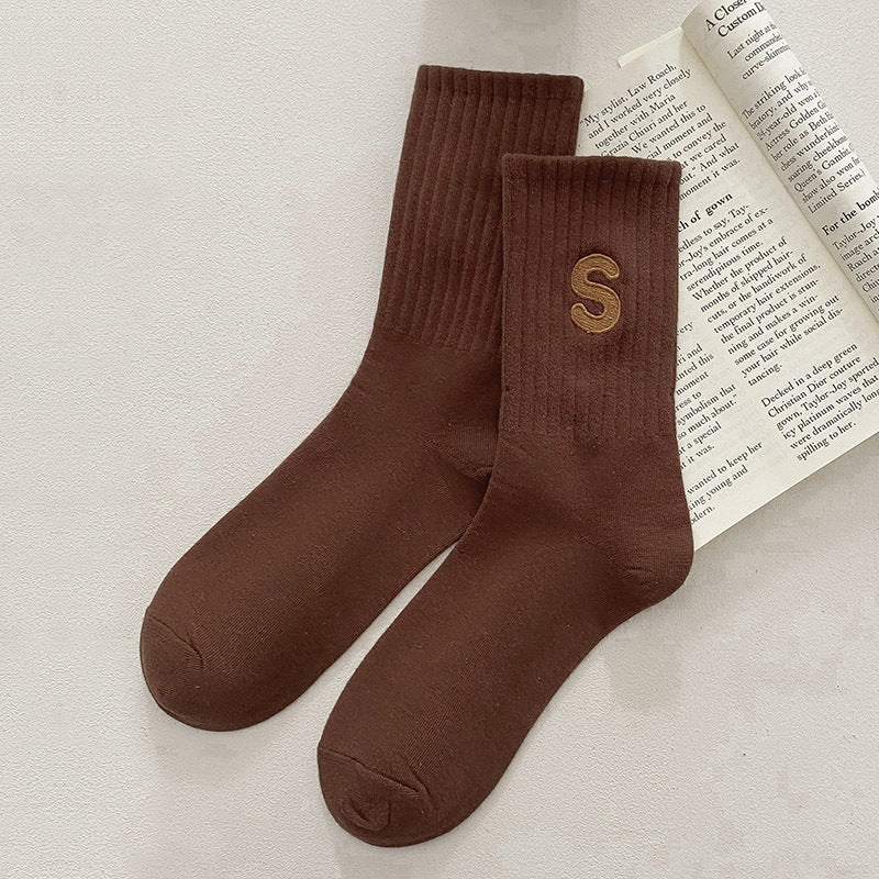 EmbroiS Cotton Socks