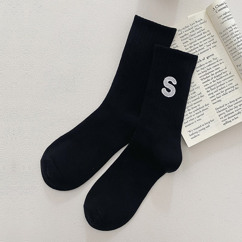 EmbroiS Cotton Socks