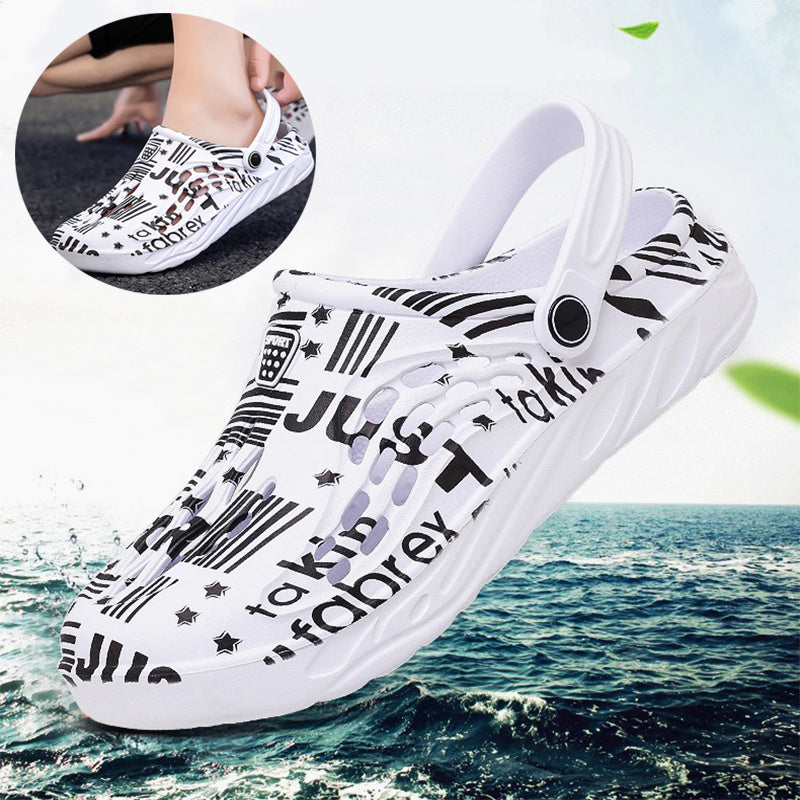Letter Print Summer Sandals