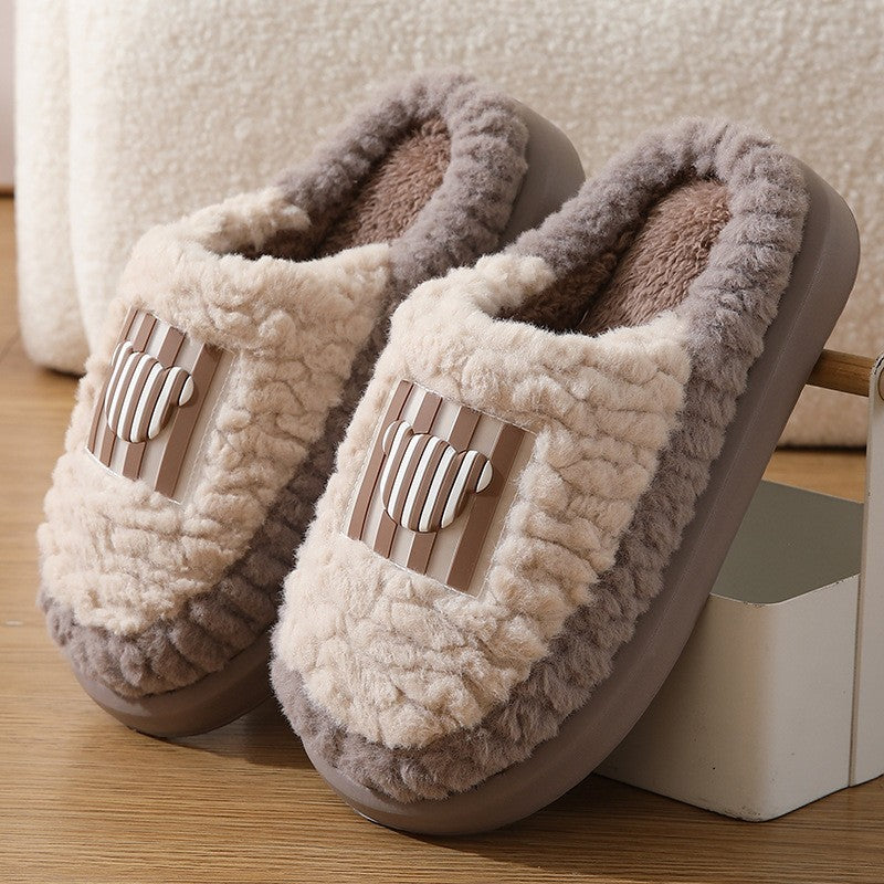 Color-matching Lamb Slippers