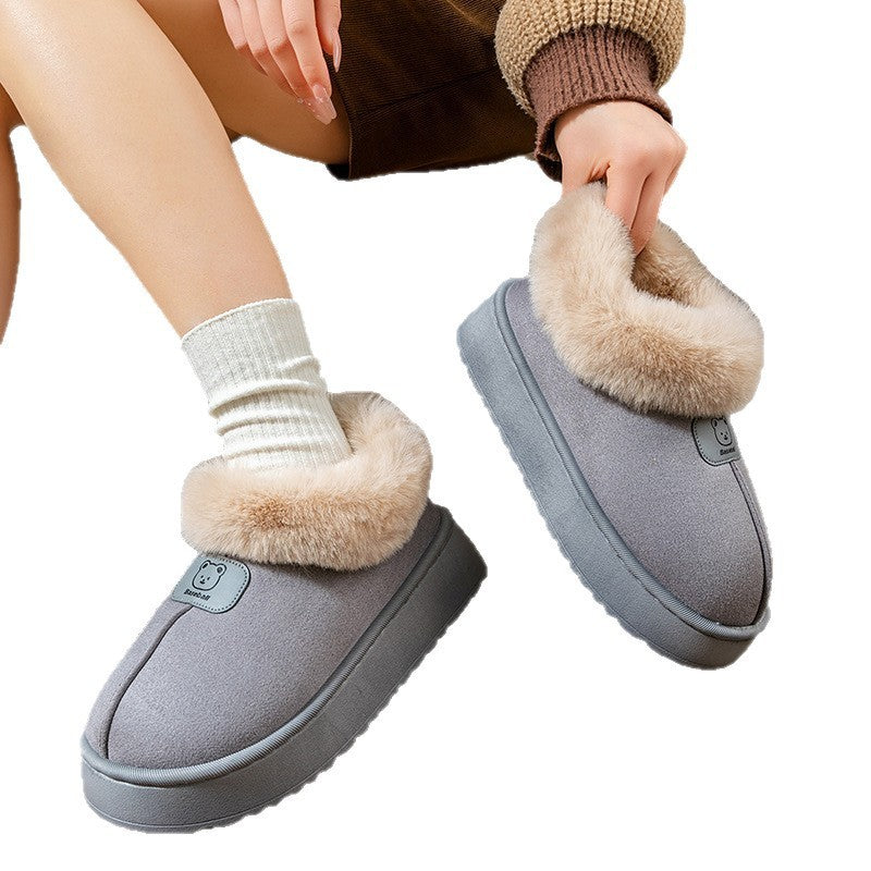 Ankle Wrap Cotton Snow Boots