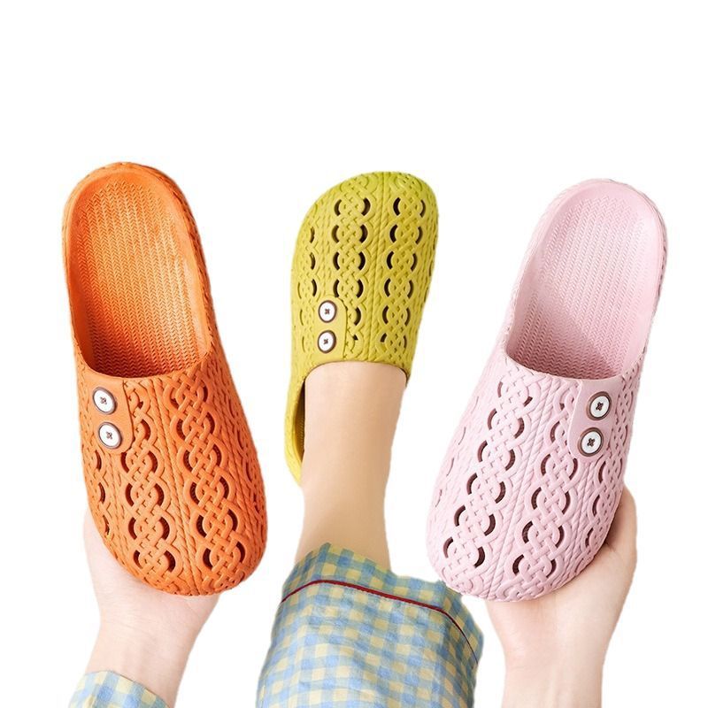Non-Slip Closed-Toe Slippers