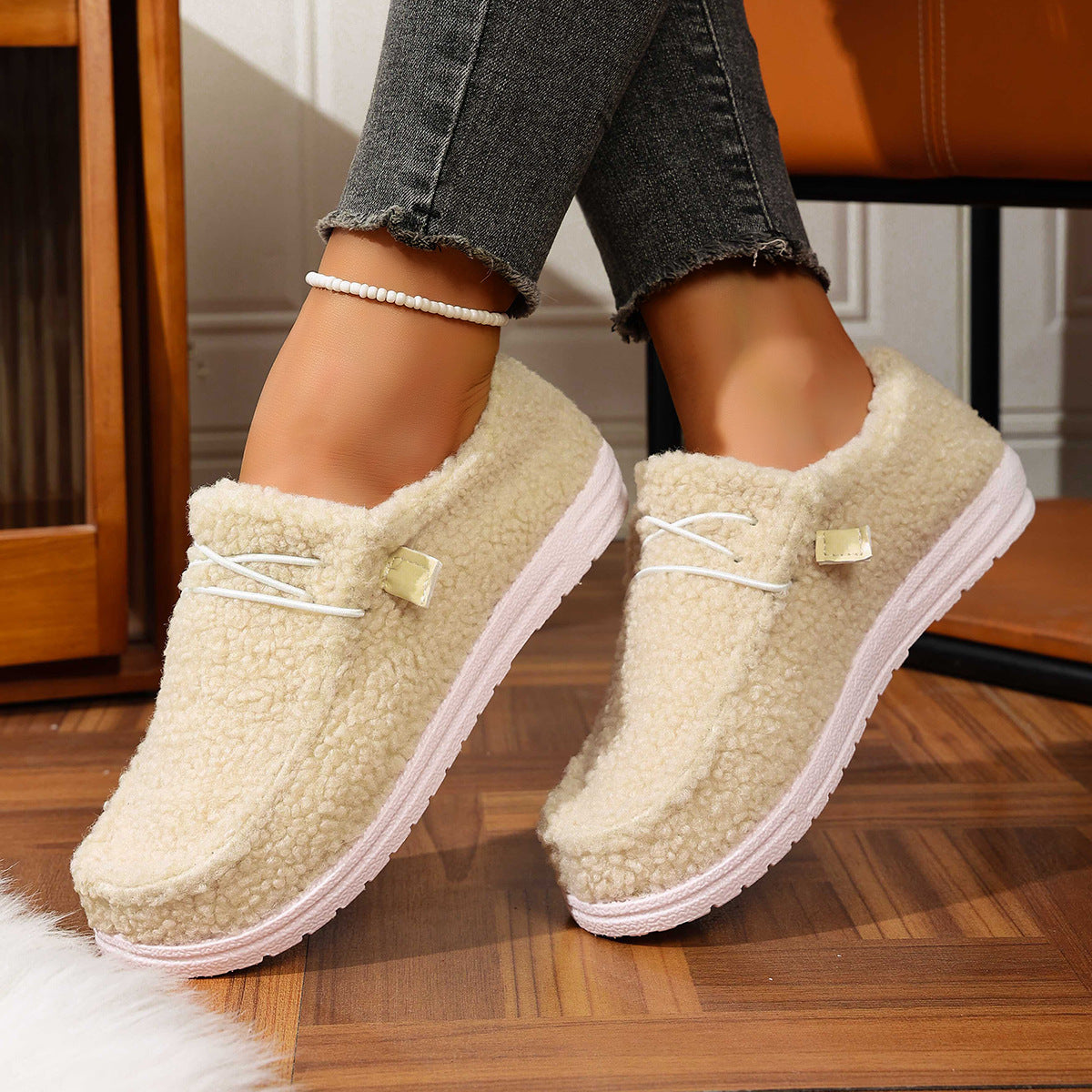Ethnic Style Flat Casual Shoes