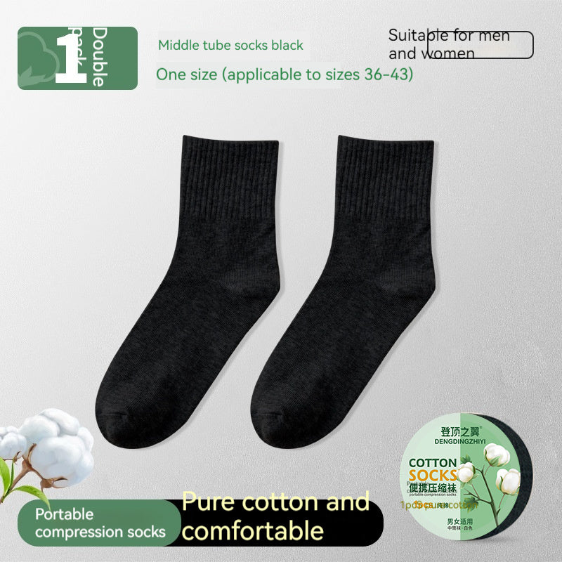 Disposable Cotton Compression Socks