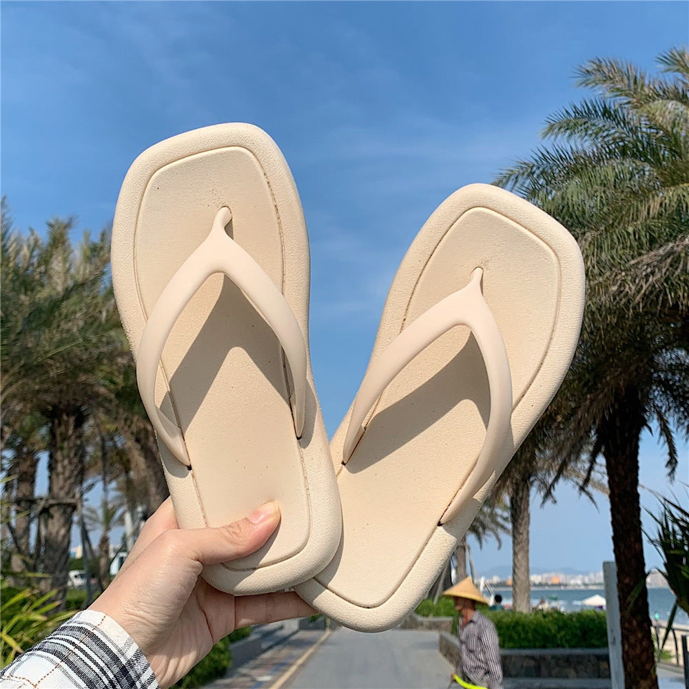 Solid Color Soft Flip-Flops