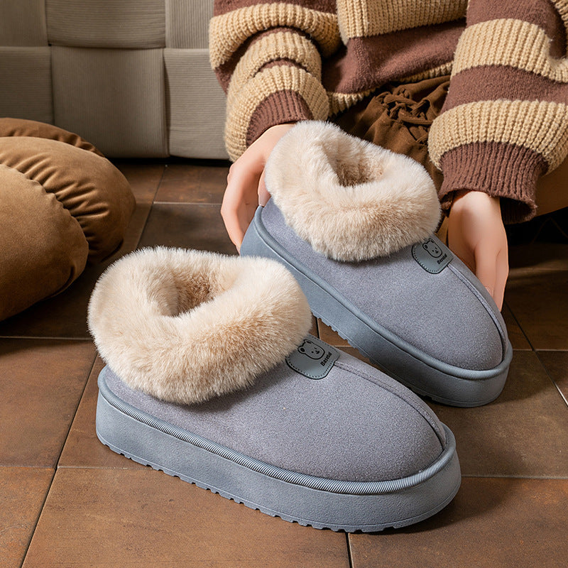 Ankle Wrap Cotton Snow Boots