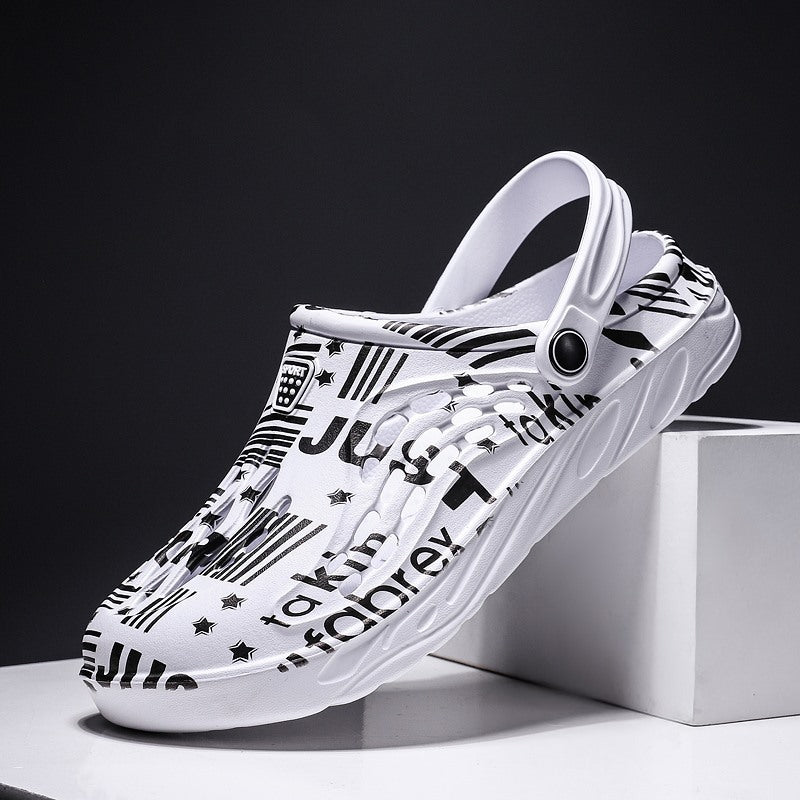 Letter Print Summer Sandals