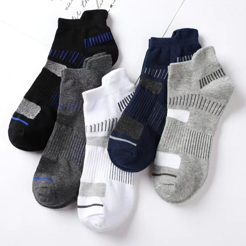 Breathable Mesh Cotton Sports Socks