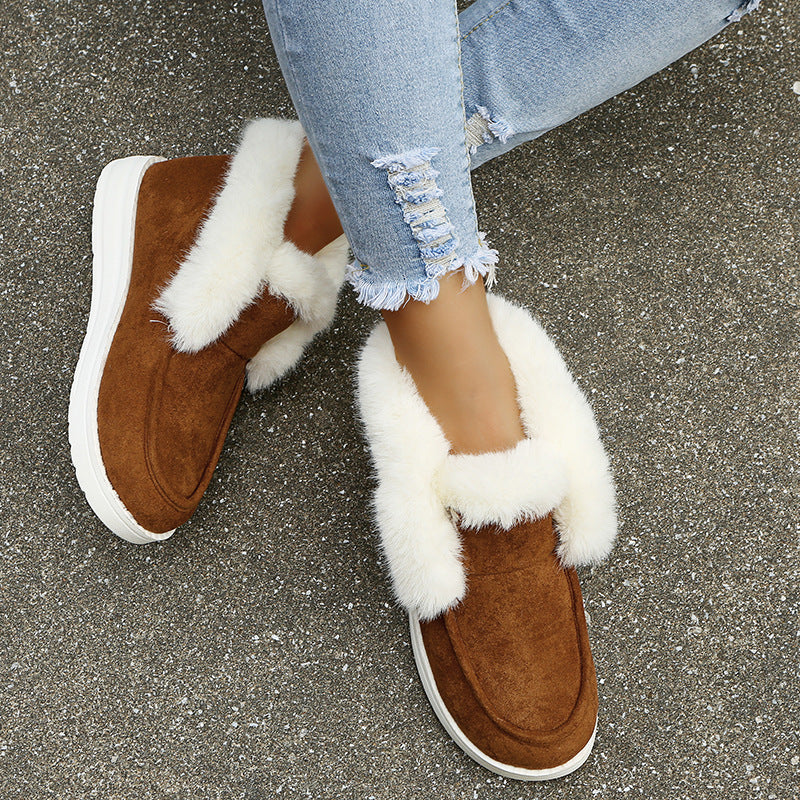 Warm Fur Ankle Boots