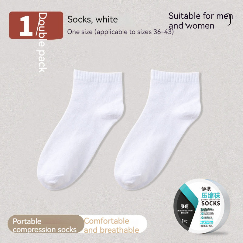Disposable Cotton Compression Socks