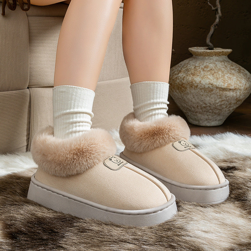 Ankle Wrap Cotton Snow Boots