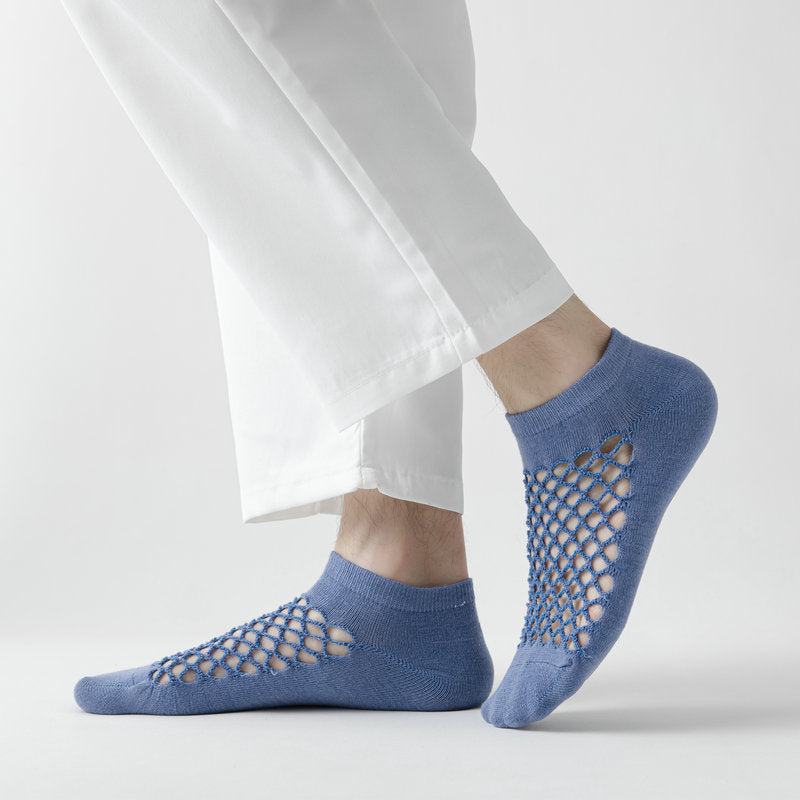 Men’s Low-Cut Mesh Cotton Socks