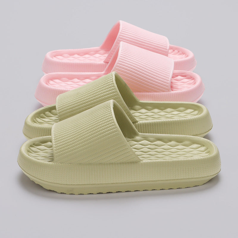 EVA Rhombus Stripe Anti-Slip Slippers