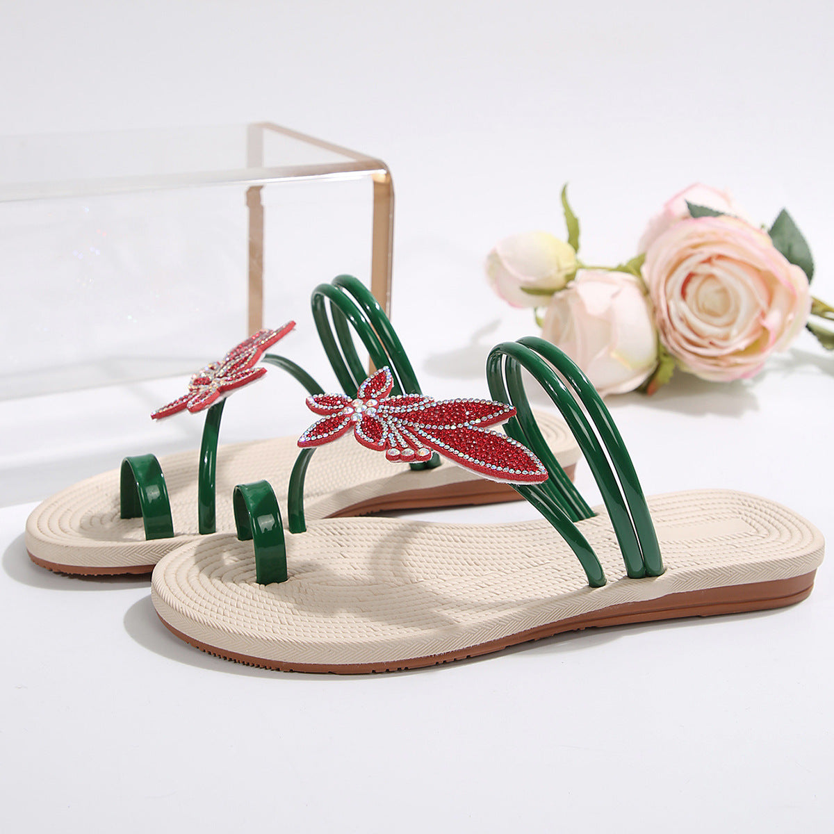 Maple Leaf Beach Flip-Flops