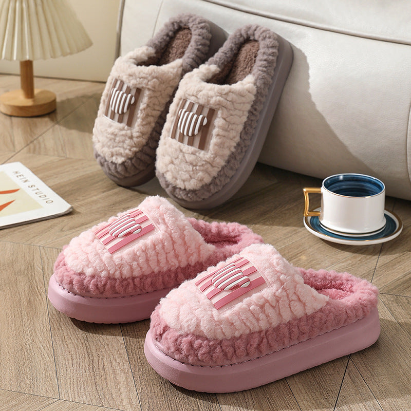 Color-matching Lamb Slippers