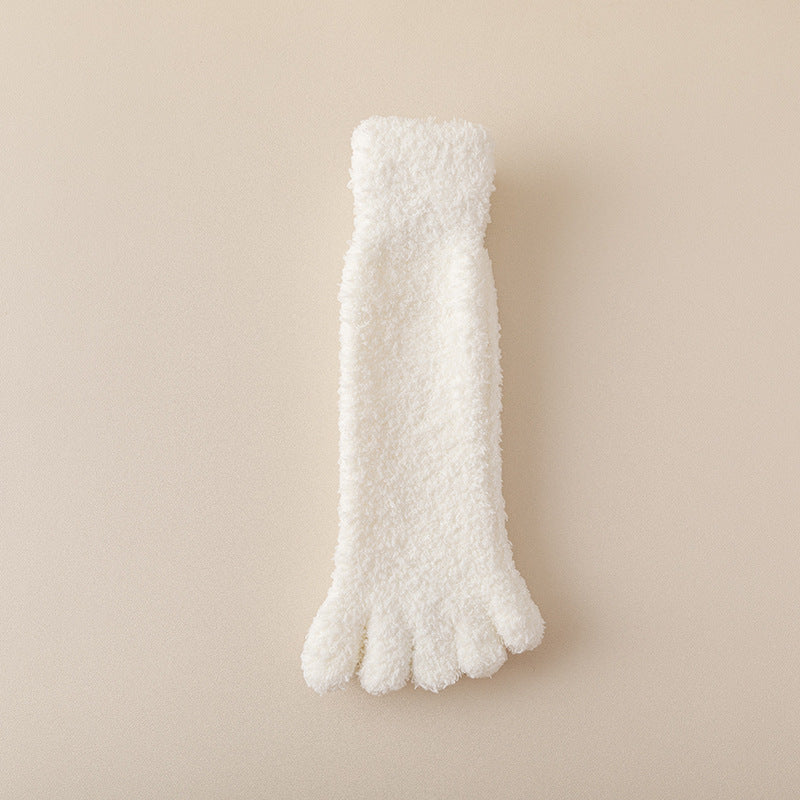 CozyNest Fleece Toe Socks