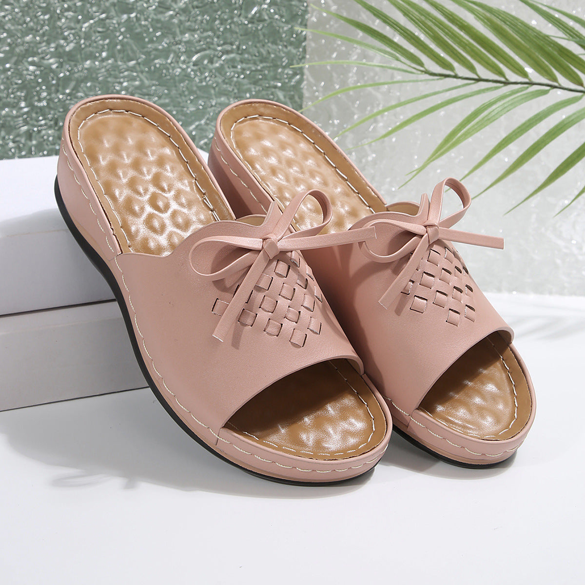 Retro Embroidered Stitching Sandals