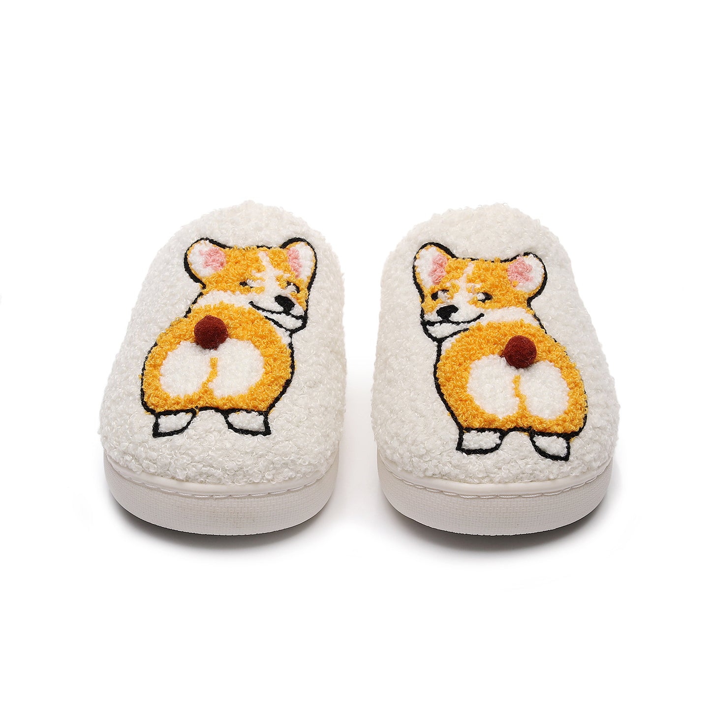 Corgi Cartoon Cotton Slippers