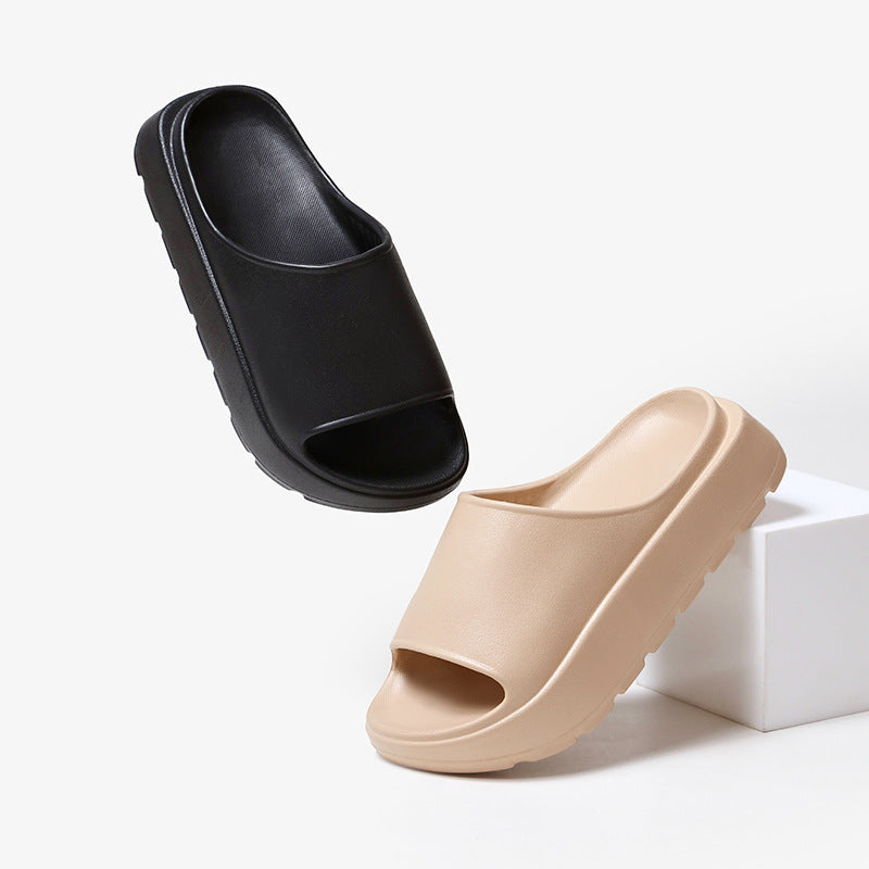 Thick-Soled Fish Mouth Slippers