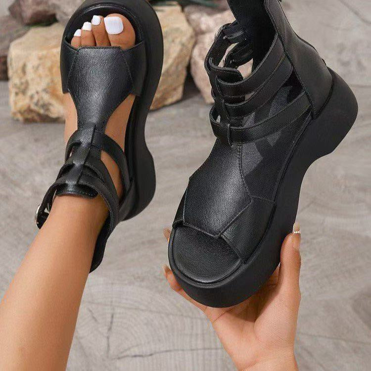 Flat Muffin Roman Sandals