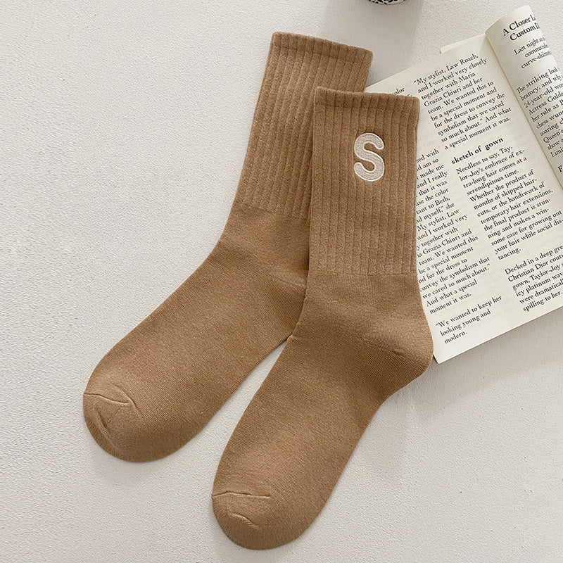 EmbroiS Cotton Socks