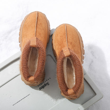 Anti-Slip Suede Snow Boots