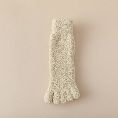 CozyNest Fleece Toe Socks