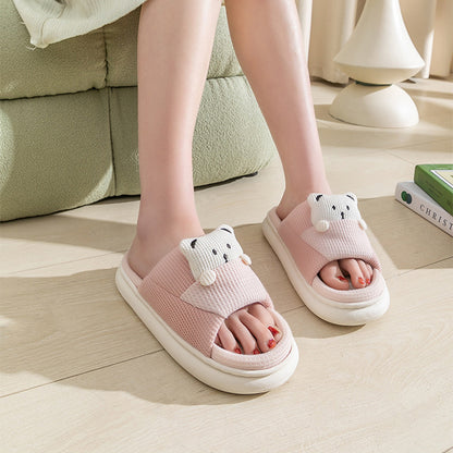 Cute Cartoon Bear Slippers