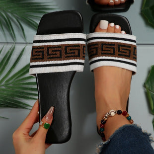 Stylish Color Block Casual Sandals
