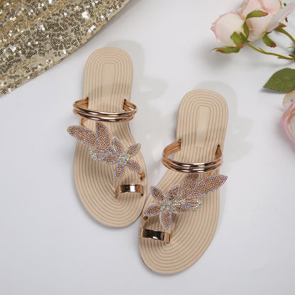 Maple Leaf Beach Flip-Flops