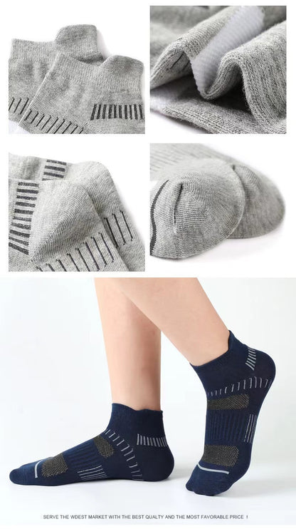 Breathable Mesh Cotton Sports Socks