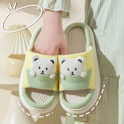 Cute Cartoon Bear Slippers