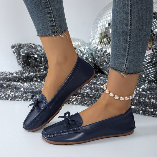 Bowknot Soft-sole Loafers