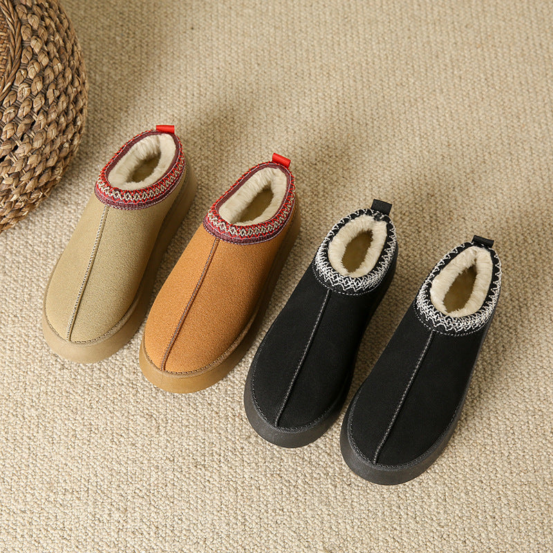 Baotou Plush Half Slippers