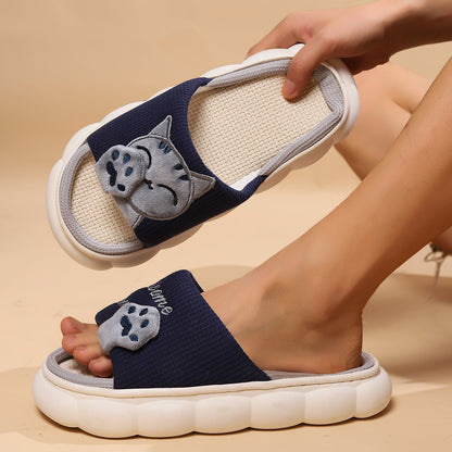 Cute Cartoon Kitten Slippers